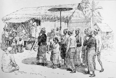 La spedizione in Birmania: Il Woon di Birmania in visita al Generale Prendergast, da 